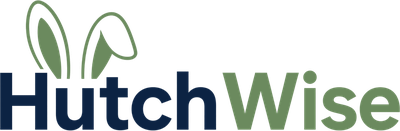 HutchWise logo: rabbit ears above the HutchWise name
